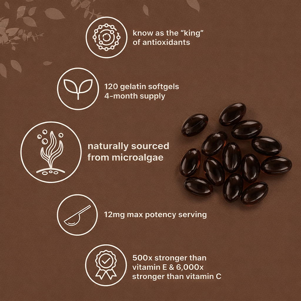 DualAge Reset™ System (NMN Complex 1000mg + Astaxanthin 12mg)