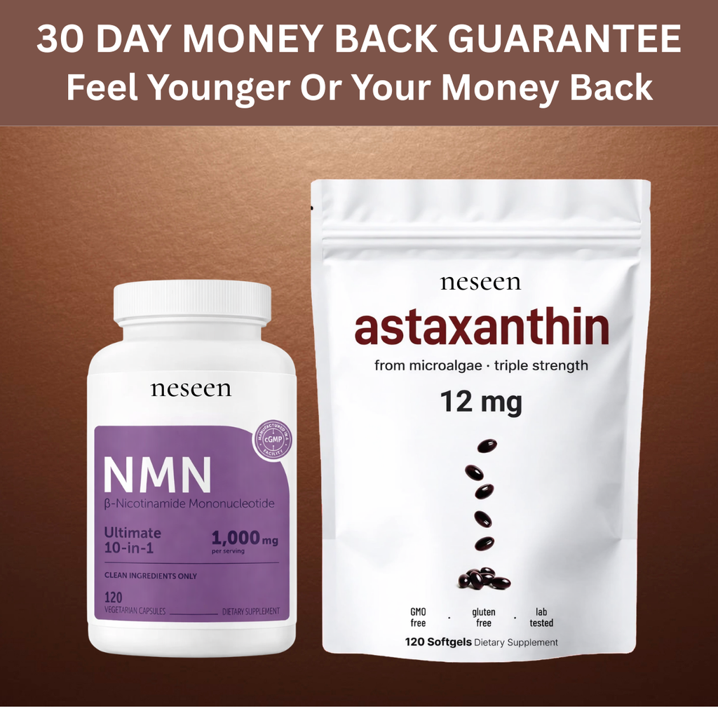 DualAge Reset™ System (NMN Complex 1000mg + Astaxanthin 12mg)