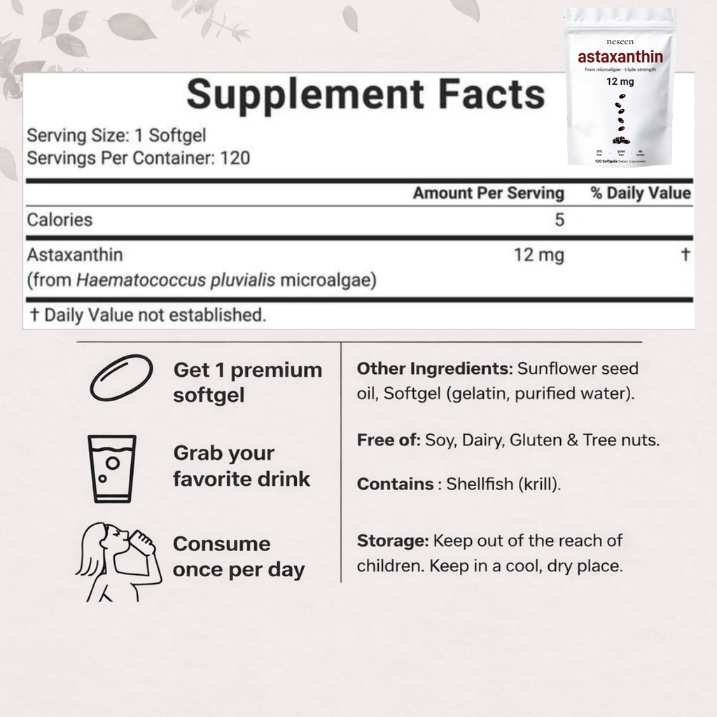 DualAge Reset™ System (NMN Complex 1000mg + Astaxanthin 12mg)