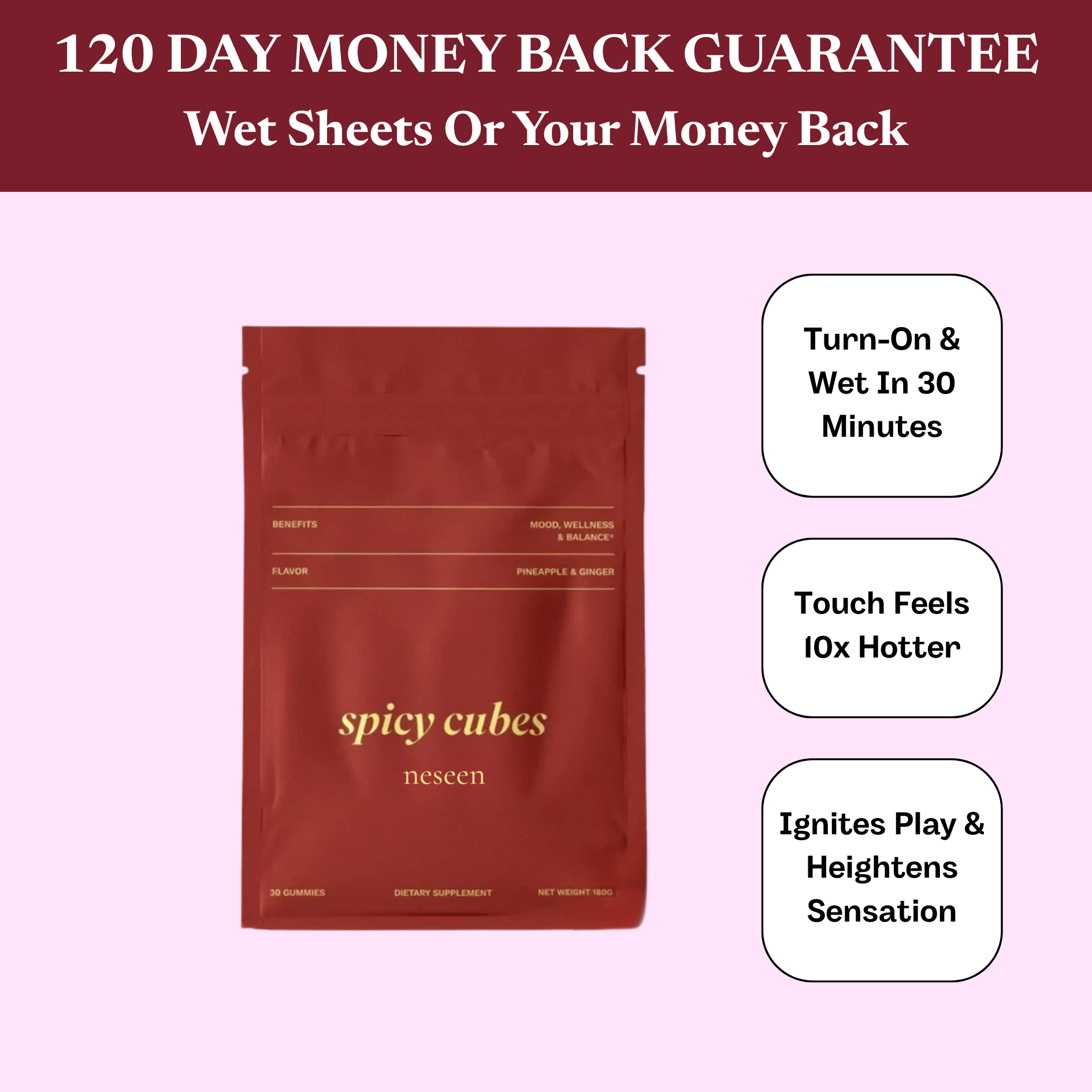 Neseen™ Spicy Cubes: Restore Intimate Desire Naturally