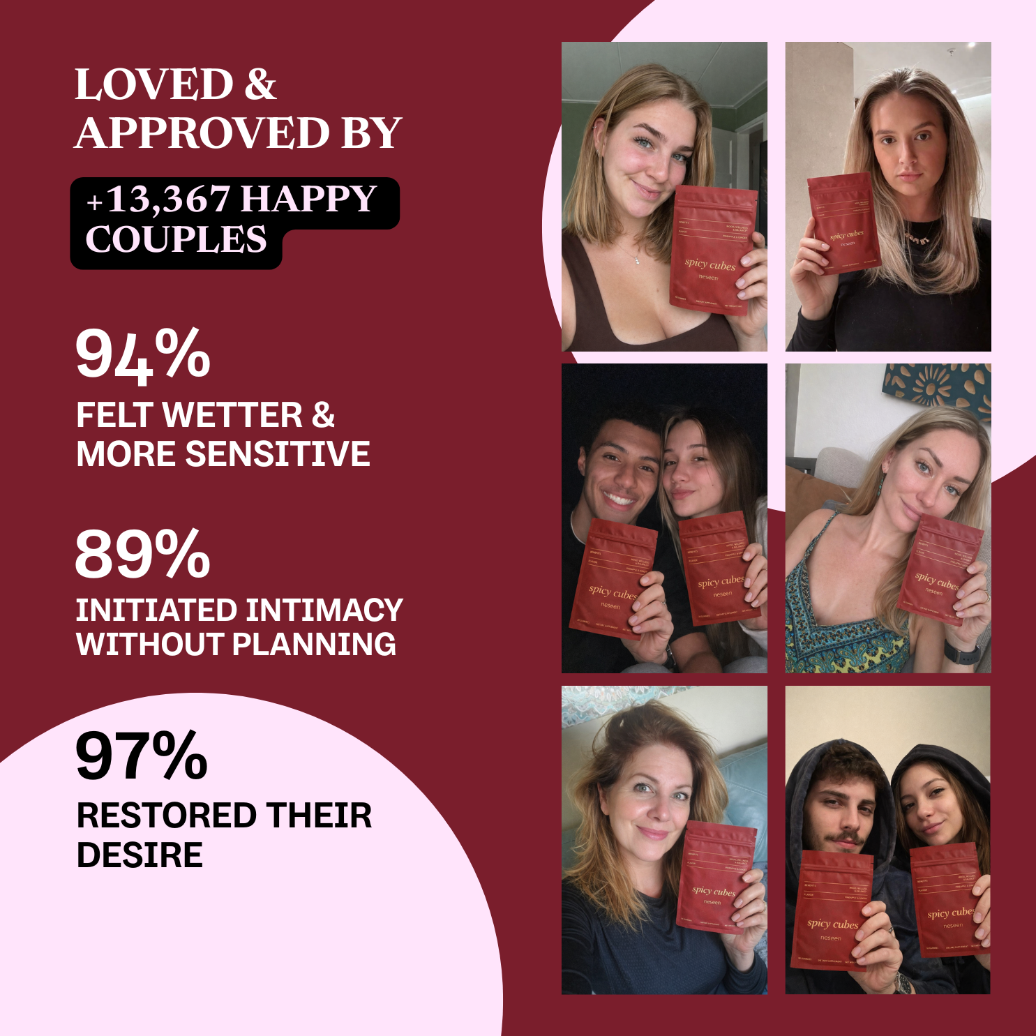 Neseen™ Spicy Cubes: Restore Intimate Desire Naturally